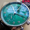 ZF万国葡萄牙计时系列IW371615 绿色盘“绿海王” ZF葡计V2版透底款 葡计背透款 丹东7750机 男士腕表 商品缩略图6
