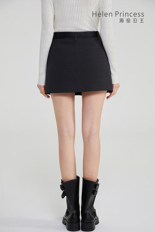 优雅短裙配腰带 商品图2