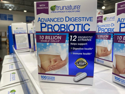 🔥特价！240元/盒！TruNature Digestive Probiotic益生菌胶囊100粒🤩高标准改良配方，富含益生纤维 商品图1