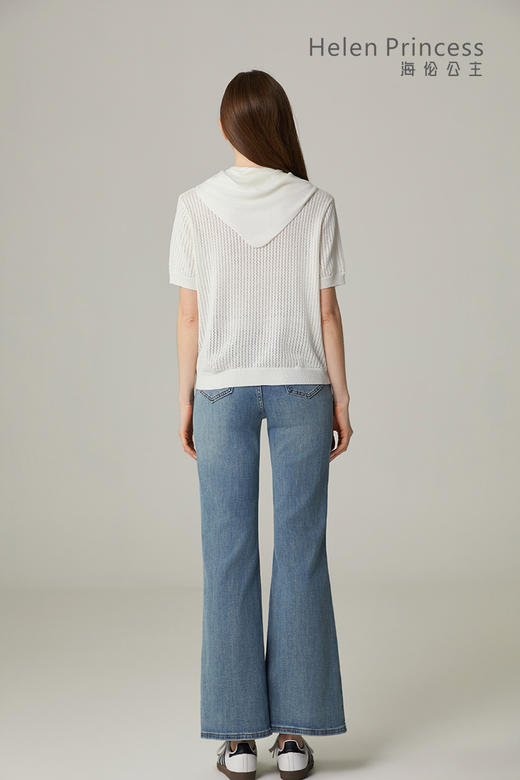 慵懒风圆领披肩上衣 商品图9