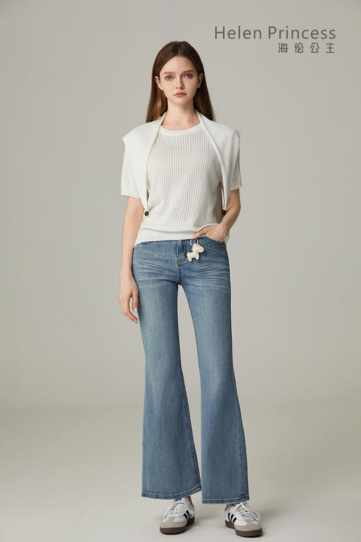 慵懒风圆领披肩上衣 商品图7