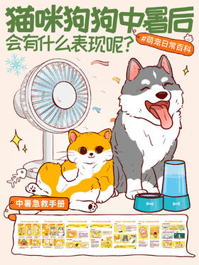 小知识12-猫咪狗狗中暑后的几种表现？