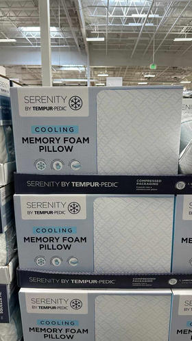 🔥特价！365元/只！🇺🇸Serenity记忆棉冰枕让您的骨骼和肌肉在一个舒适的温度中睡眠，记忆棉同时减轻因睡眠姿势导致的肩颈痛，让颈椎无压力