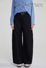高腰阔腿裤配腰带 商品缩略图3
