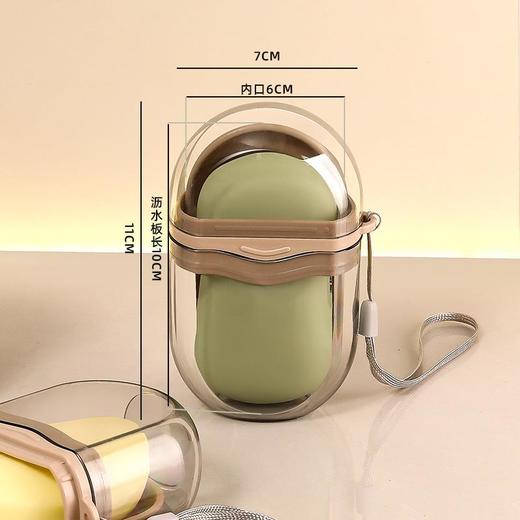 轻奢旅行肥皂盒密封便携式创意带盖沥水香皂盒出差高档肥皂收纳盒（2只） 商品图3