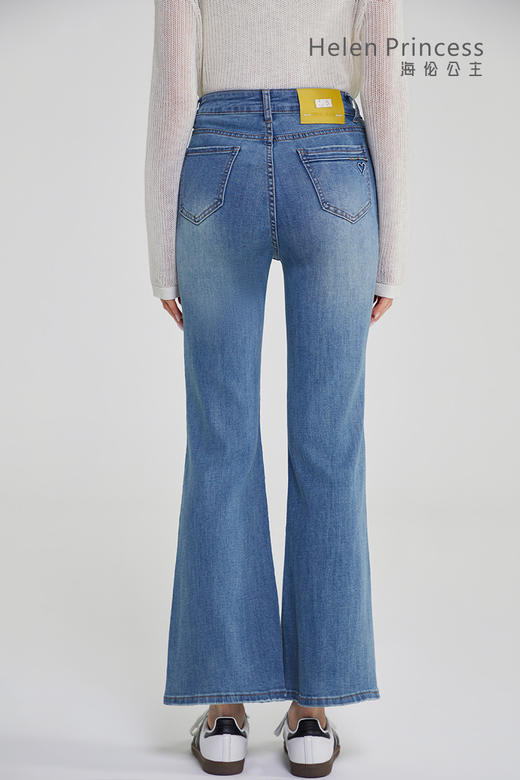 复古渐变喇叭牛仔裤 商品图2