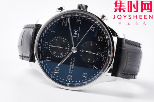 ZF万国葡萄牙计时系列IW371609 黑色盘 ZF葡计V2版透底款 葡计背透款 丹东7750机 男士腕表 商品图3