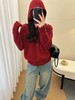 晴日风云~镂空针织帽衫开衫毛衣 商品缩略图2