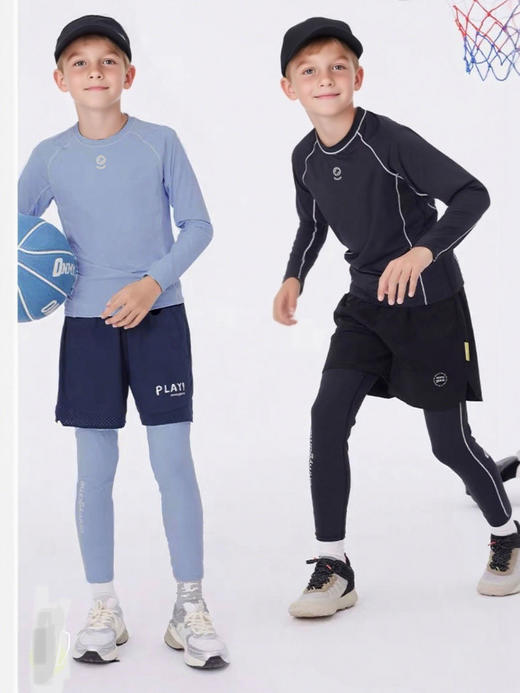 儿童功能性训练衣 轻氧速干衣 商品图0