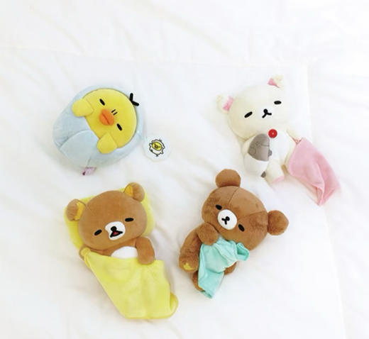 日本SAN-X轻松小熊治愈晚安系列毛绒玩偶公仔 商品图1