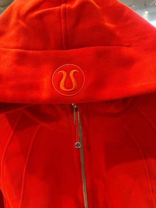 🉐699 Lululemon 半拉链scuba ，色号HTHT热辣红，只有XS/S码，125斤内 商品图2