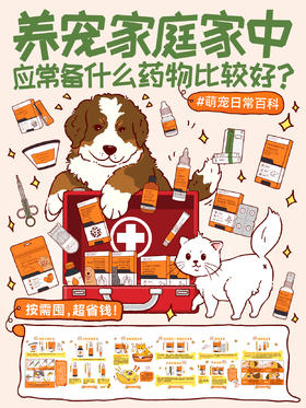 新手指南18-养宠家庭家中应常备什么药物比较好