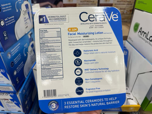 🌞特价！270元/组！【CeraVe AM面部保湿乳 SPF30 双瓶装】🌞皮肤科医生推荐No.1！一瓶保湿+防晒一步到位💧☀️ 商品图1