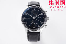 ZF万国葡萄牙计时系列IW371609 黑色盘 ZF葡计V2版透底款 葡计背透款 丹东7750机 男士腕表