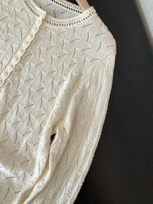 Sez镂空立体花丝毛针织衫 商品图14