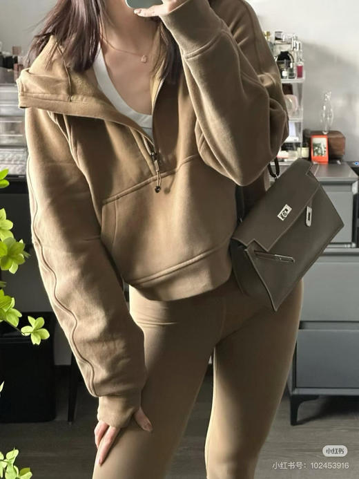 Lululemon scuba 奶茶色 浓浓的大地色系，绝版色，不容易撞衫，高级经典，非常耐看！XS/S（125斤内） 商品图1