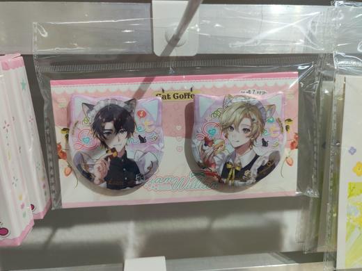 我嗑了对家X我的CP-甜梦系列-猫耳吧唧套组 商品图0