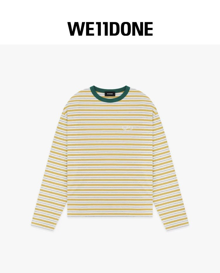 we11don*e这款神仙条纹T恤