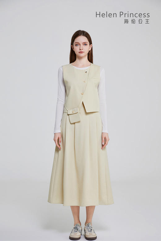 温柔气质马甲套装裙 商品图1