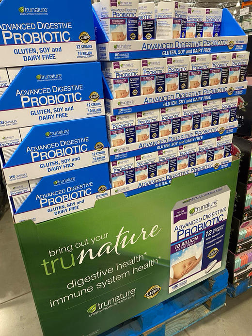 🔥特价！240元/盒！TruNature Digestive Probiotic益生菌胶囊100粒🤩高标准改良配方，富含益生纤维 商品图4