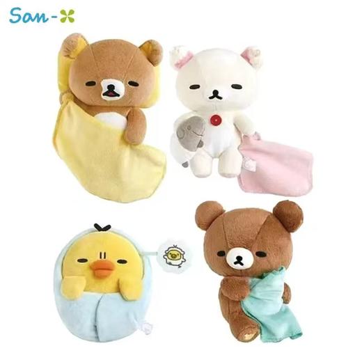日本SAN-X轻松小熊治愈晚安系列毛绒玩偶公仔 商品图0