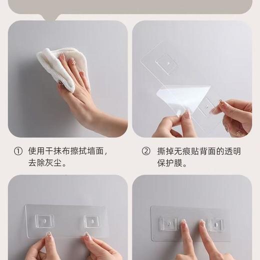 肥皂盒壁挂带盖香皂盒贴墙沥水肥皂盒浴室家用香皂架双格肥皂架 商品图2