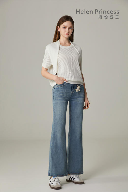 慵懒风圆领披肩上衣 商品图8