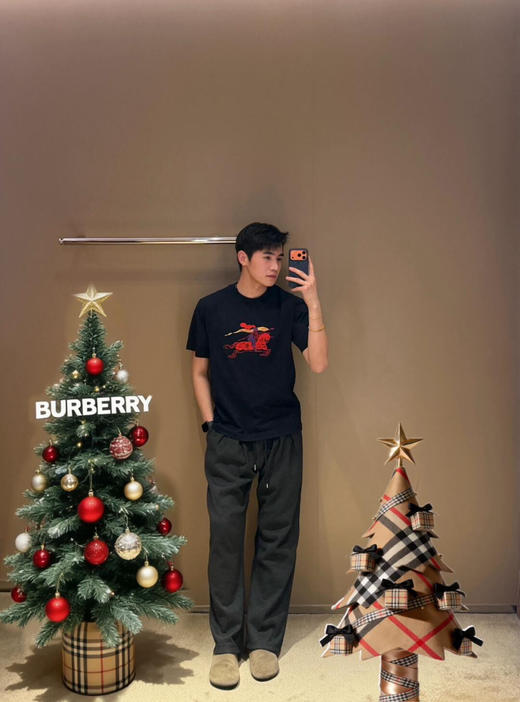 吴磊同款Burberr*y新禧贺岁战马骑士T恤 商品图9