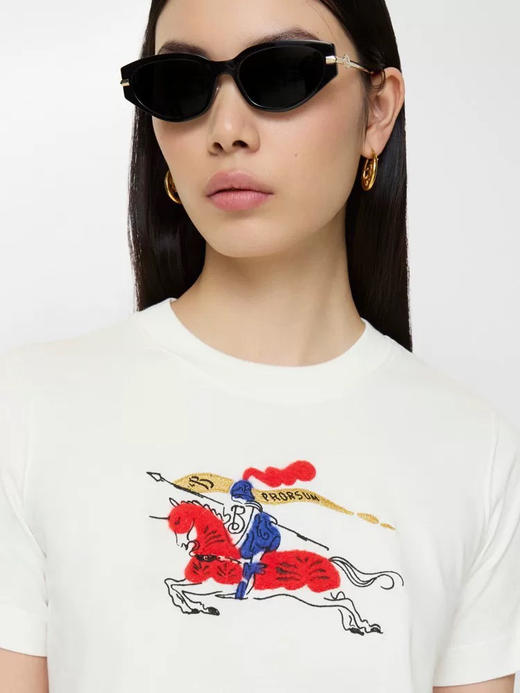 吴磊同款Burberr*y新禧贺岁战马骑士T恤 商品图5