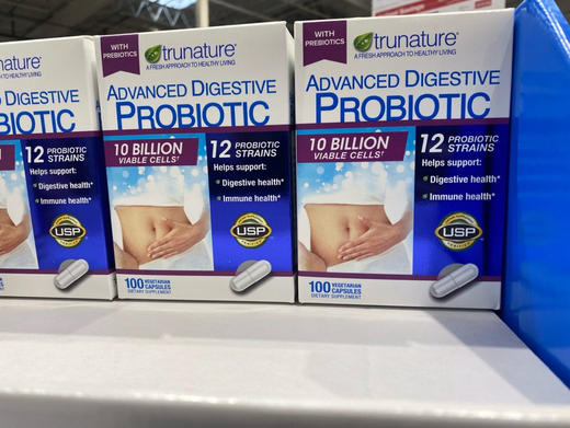 🔥特价！240元/盒！TruNature Digestive Probiotic益生菌胶囊100粒🤩高标准改良配方，富含益生纤维 商品图3