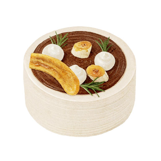 焦糖香蕉巧克力卷（储值会员专属8.5折） 商品图0