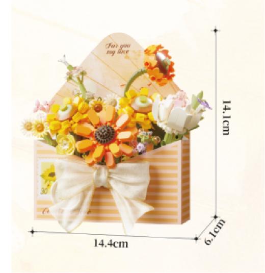 花漾情书积木-金色阳光bjbj 商品图0