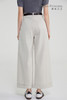 卷边阔腿裤配腰带 商品缩略图8
