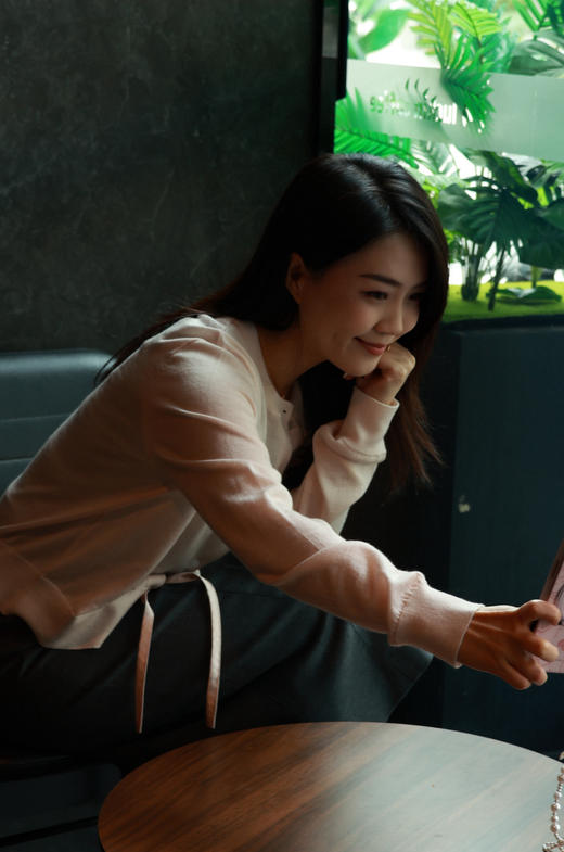 柔软时光|温柔气质蜜桃羊毛衫 商品图1