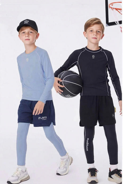 儿童功能性训练衣 轻氧速干衣 商品图5