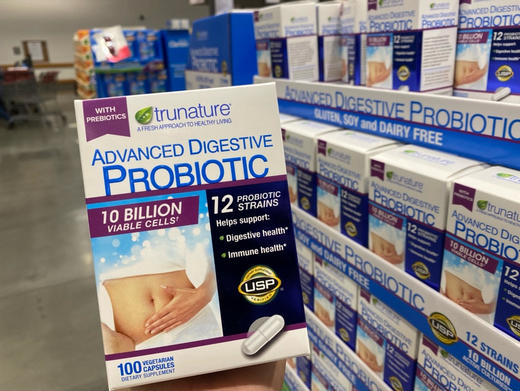 🔥特价！240元/盒！TruNature Digestive Probiotic益生菌胶囊100粒🤩高标准改良配方，富含益生纤维 商品图0