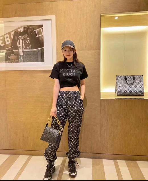 驴家 老花满印束脚裤（MM） 商品图0