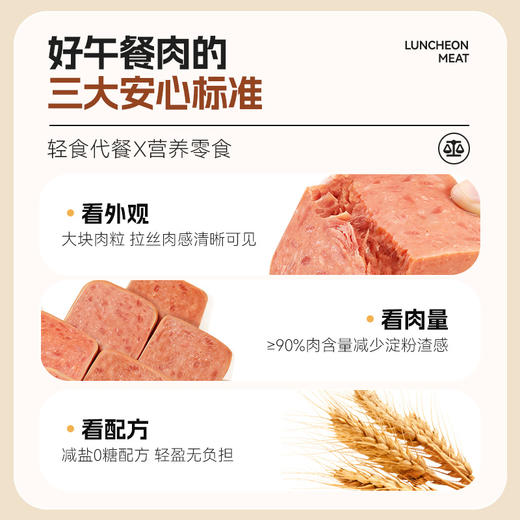 【满减专区】午餐肉25g原味 肉含量高达90% 高蛋白劲弹口感 商品图1