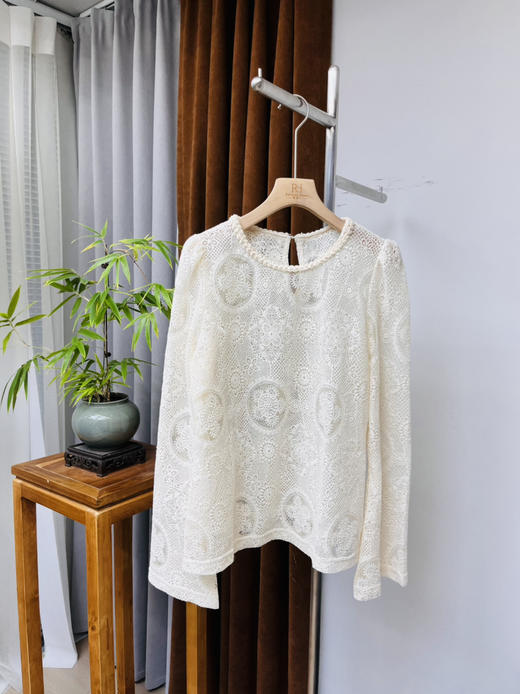 原单太阳花🌸法式镂空蕾丝衬衫（模特图仅供上身参考❗️） 商品图1