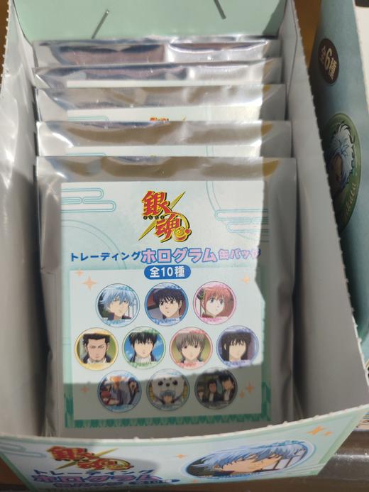 日谷 银魂 闪吧唧 盲盒 （全10种） 商品图0