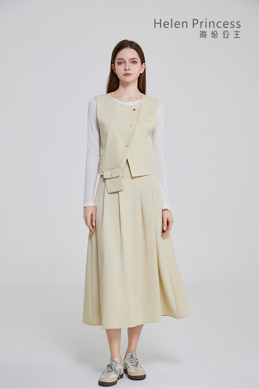 温柔气质马甲套装裙 商品图0