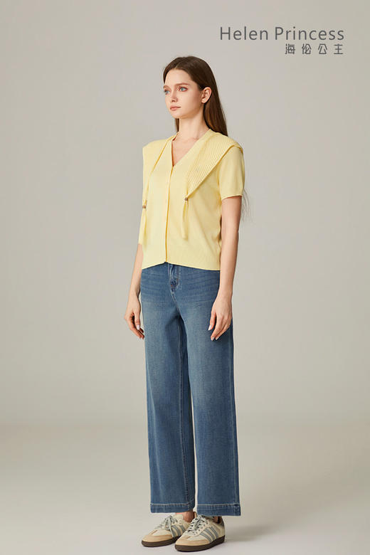 披肩V领开衫 商品图8