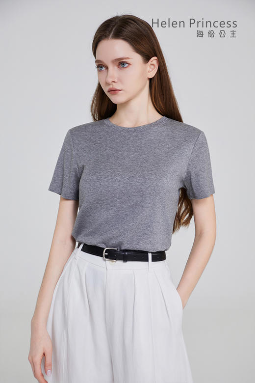 百搭圆领短袖T恤 商品图6