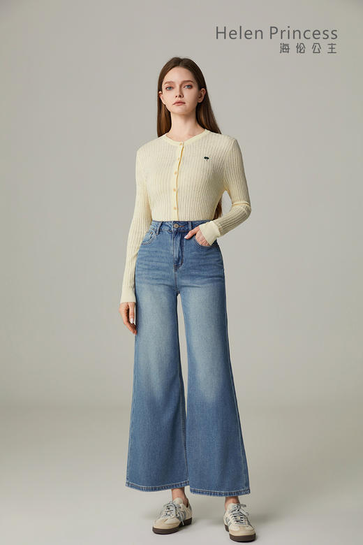 圆领刺绣针织上衣 商品图6