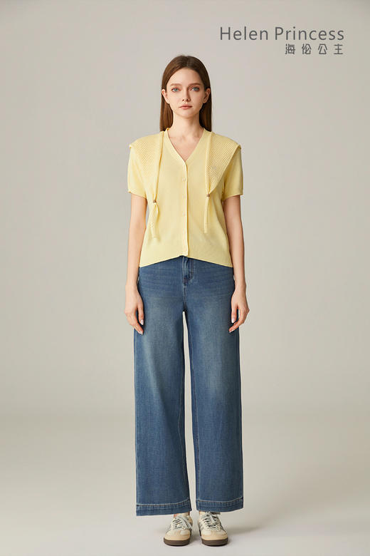 披肩V领开衫 商品图7