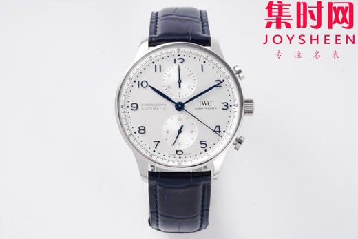 ZF万国葡萄牙计时系列IW371605 白盘蓝针 ZF葡计V2版透底款 葡计背透款 丹东7750机 男士腕表 商品图0