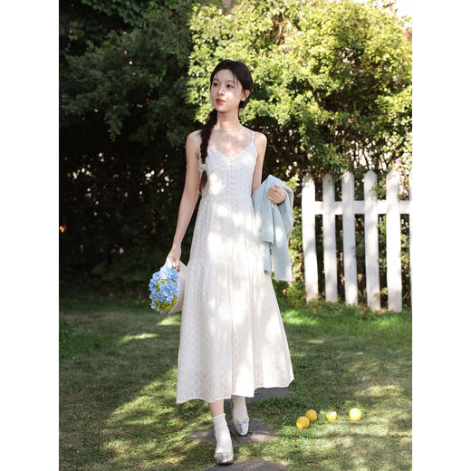 鹿向南「金缕轻绒」法式黄色针织衫女春季设计感高级长袖开衫上衣 商品图2