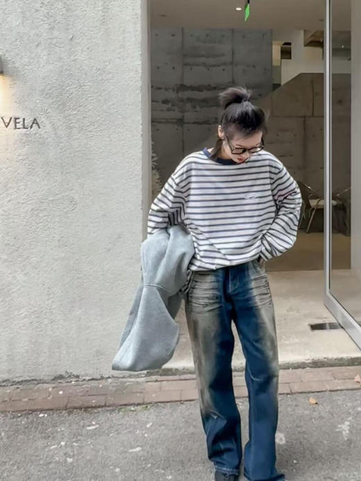 we11don*e这款神仙条纹T恤 商品图9