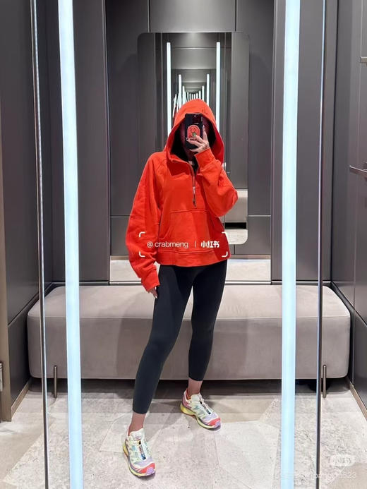 🉐699 Lululemon 半拉链scuba ，色号HTHT热辣红，只有XS/S码，125斤内 商品图3