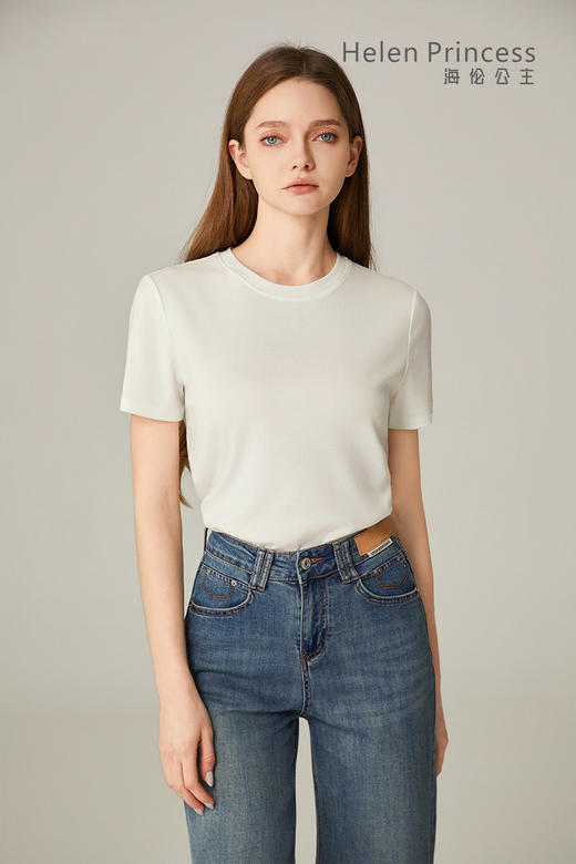 百搭圆领短袖T恤 商品图0